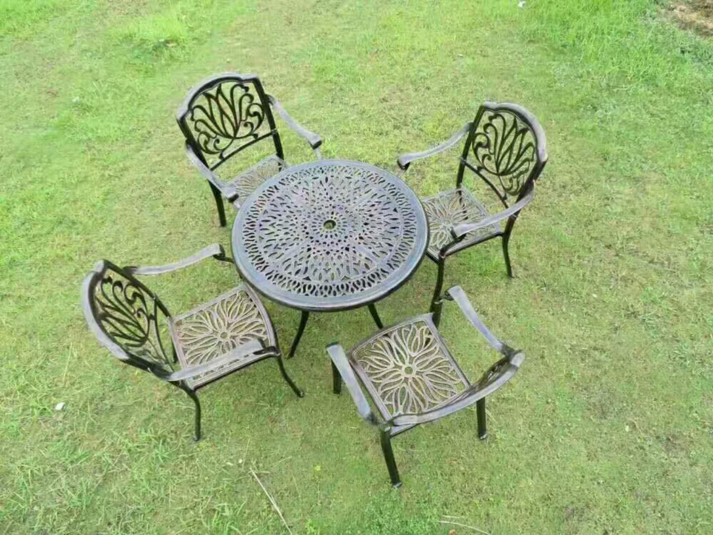 Garden Bench chair aluminum gravity casting